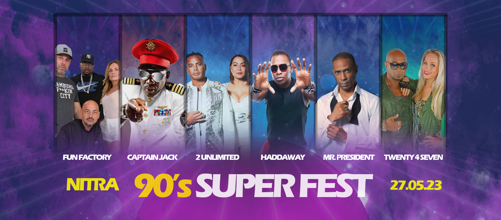 90’s Super Fest 2023: Na ktorých interpretov sa môžeme tešiť?